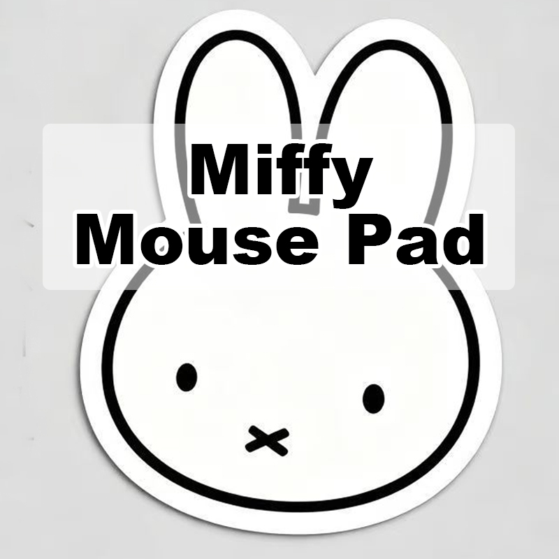 Kawaii Tech Accessories - Alas Mouse Miffy Kawaii Kartun dengan
