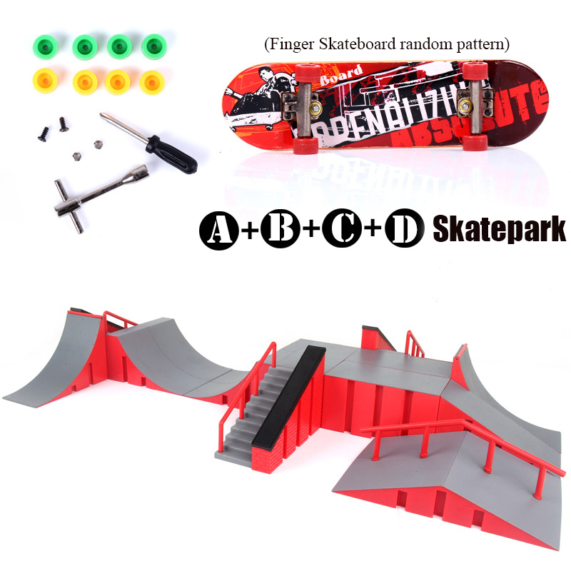 Tech Deck Accessories - Skateboard jari Mini, mainan olahraga jari