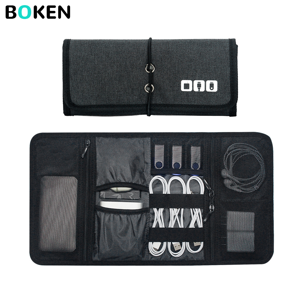 Tech Accessories Bag - Tas Organizer Teknologi Tempat Penyimpanan Kabel