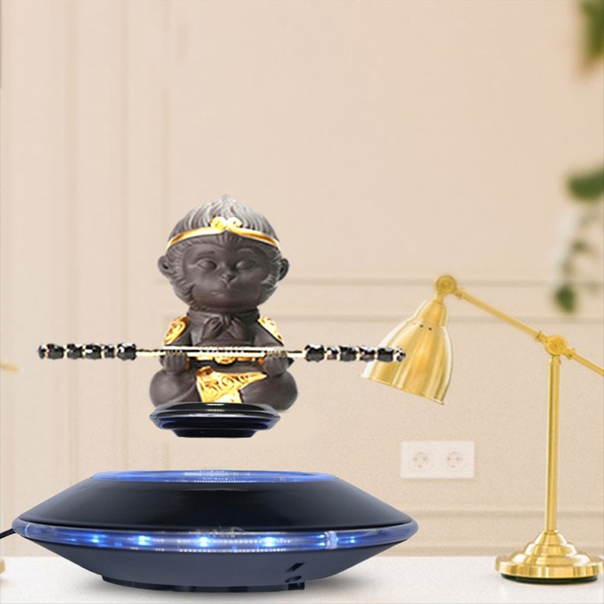Tech Accessories Stand - T1088C - Stand Display Levitasi Magnetik,