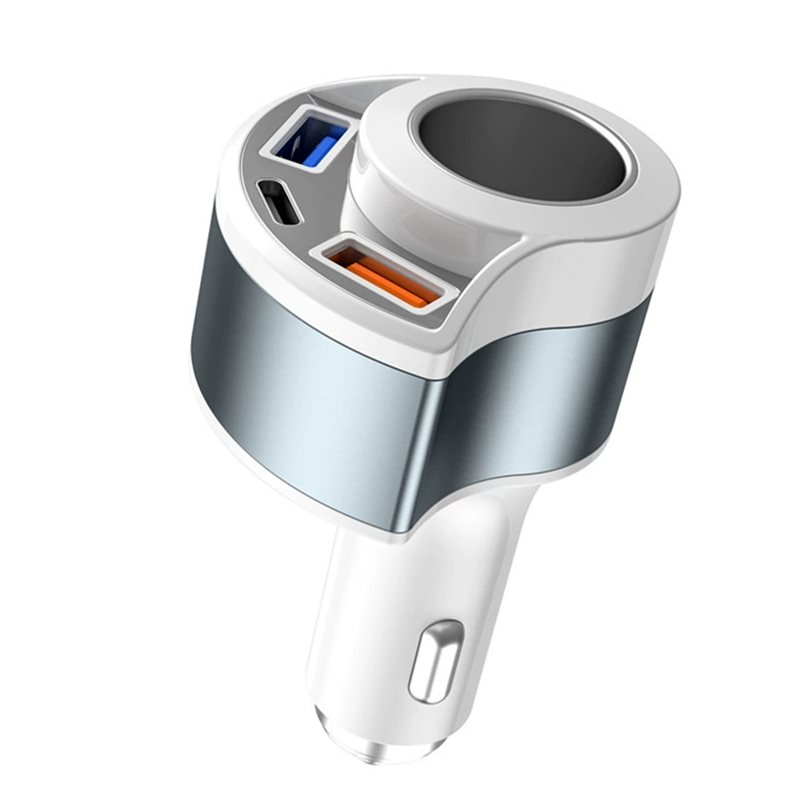 Type C Multiport Adapter - Adaptor Daya Kendaraan Multi Port Pengisian