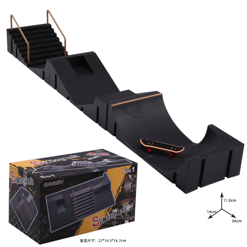 Tech Deck Accessories - 6-In-1 Mainan Skateboard Jari Anak-anak Set