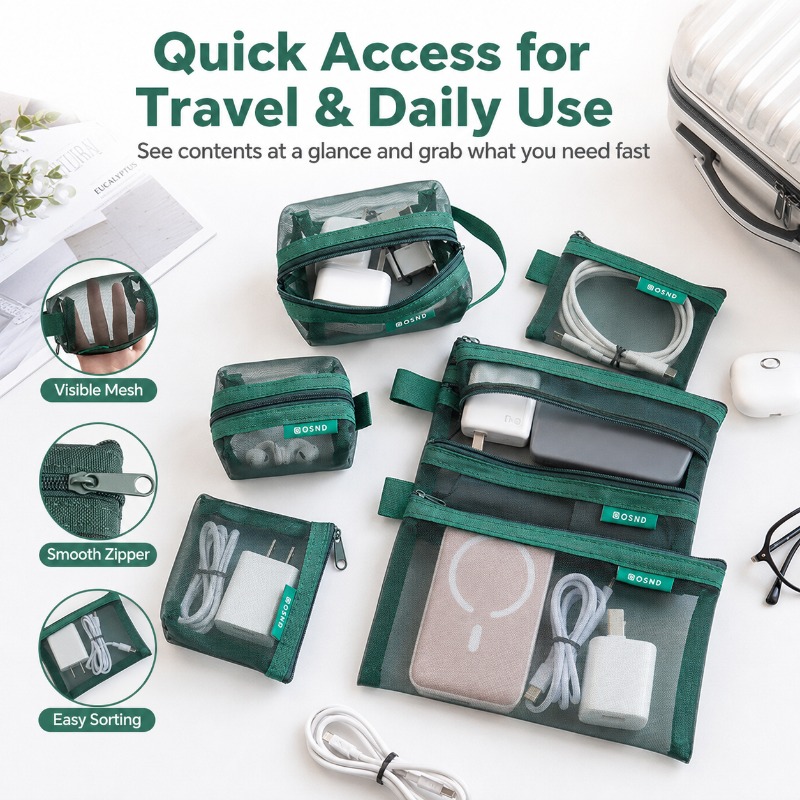 6 Buah Tas Aksesori Teknologi  - Tech Woven Accessories ulasan dan harga