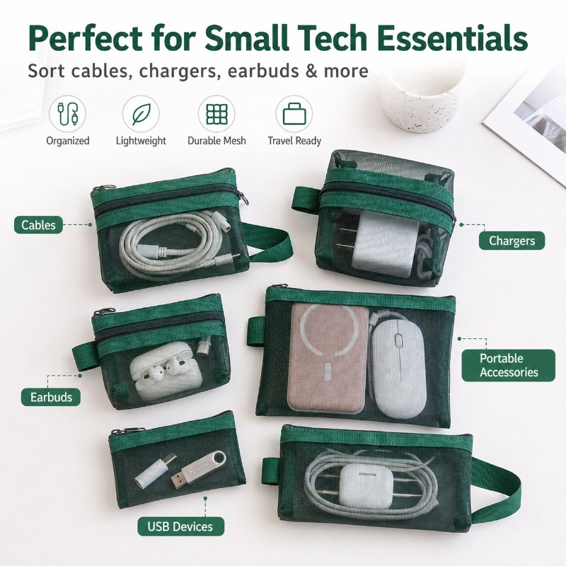 6 Buah Tas Aksesori Teknologi  - Tech Woven Accessories ulasan dan harga