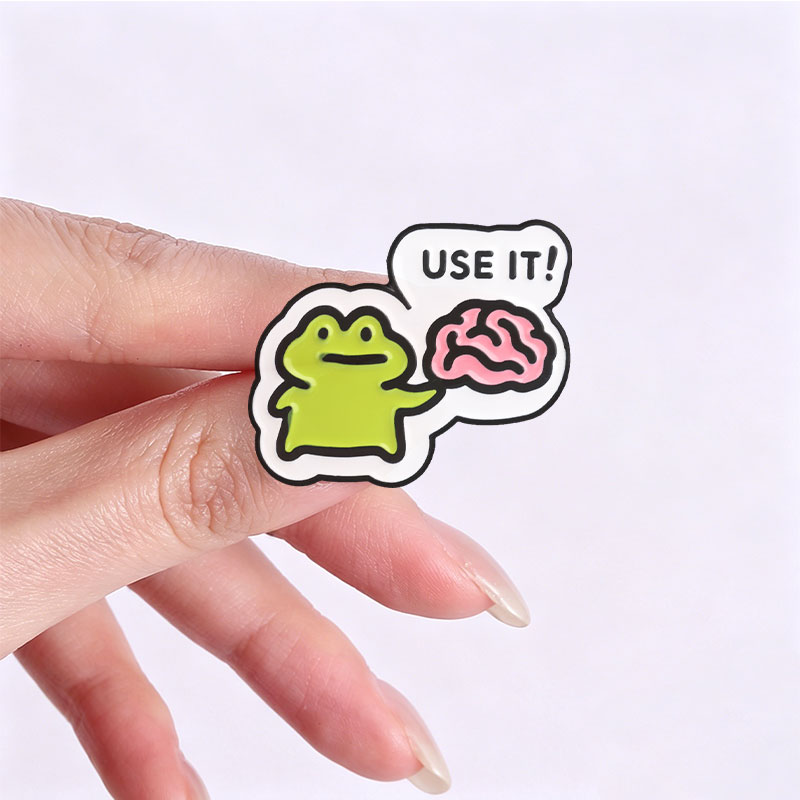 Lencana Katak Lucu, Pin Enamel - Kawaii Tech Accessories ulasan dan harga