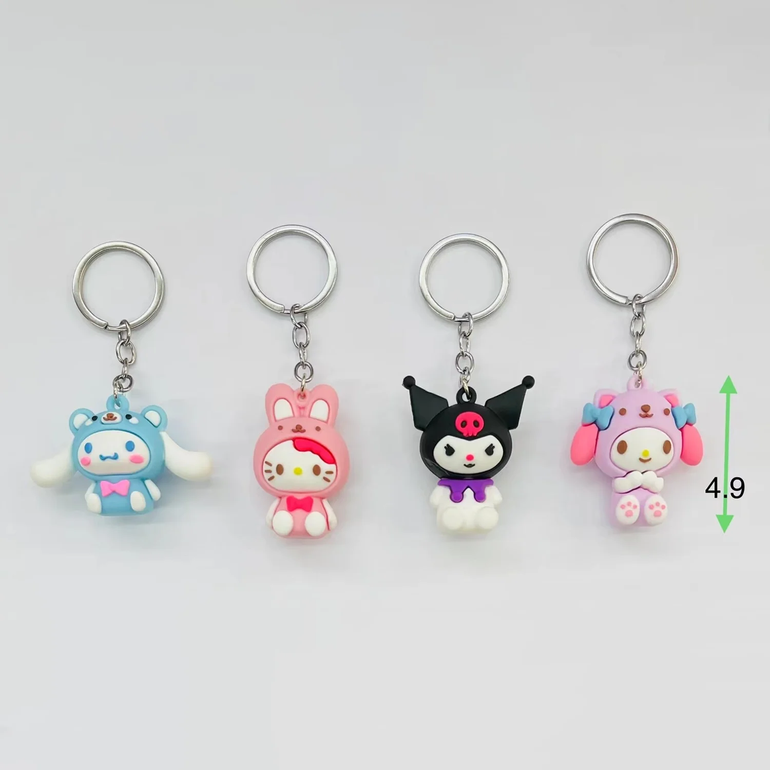 Gantungan Kunci Anjing Telinga - Kawaii Tech Accessories ulasan dan harga