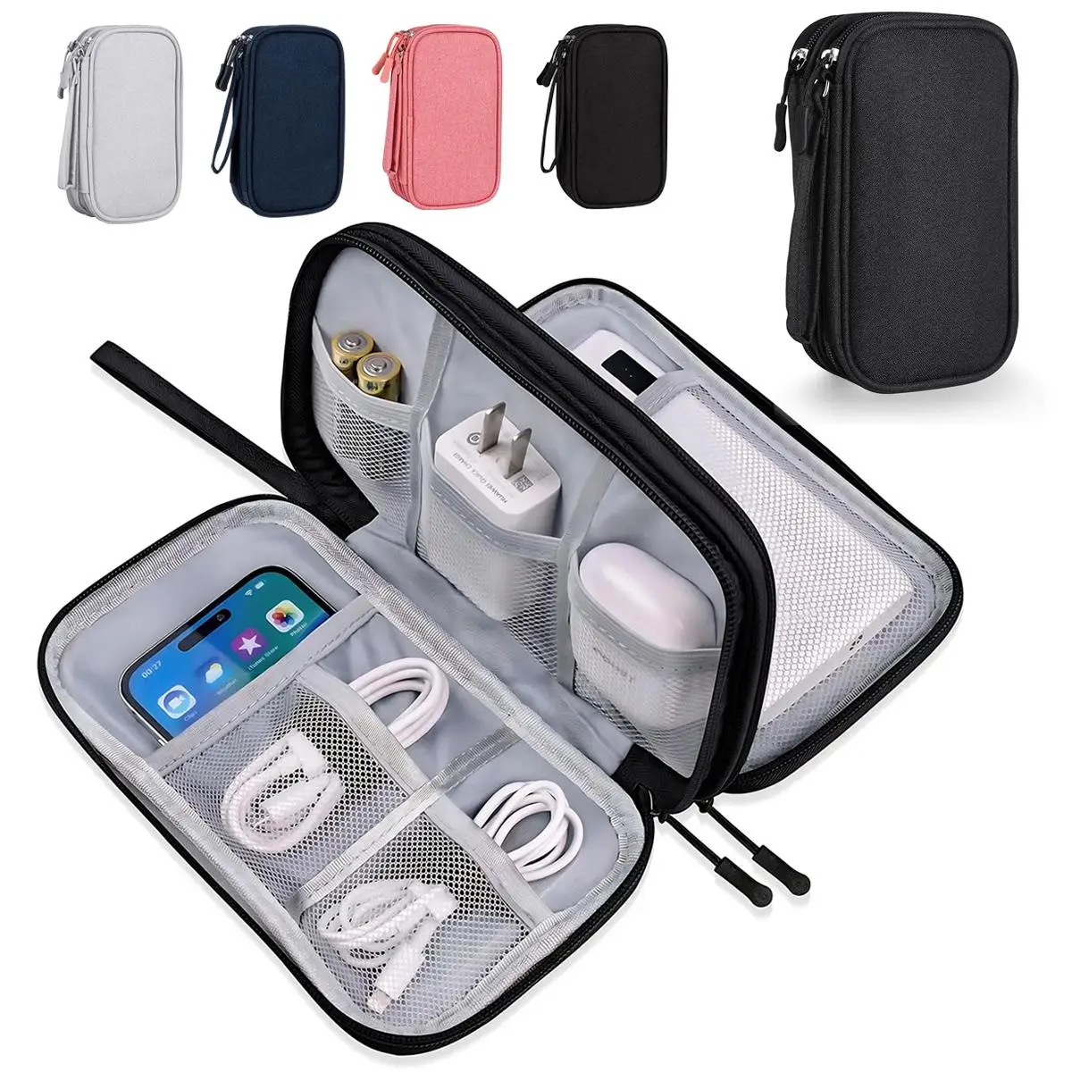 Tas Organizer Kabel Perjalanan - Tech Accessories Hard Case ulasan dan harga