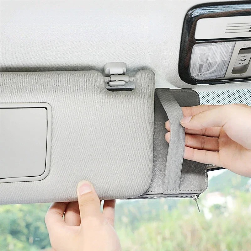 Organizer Sun Visor Mobil Mult - Tech Accessories Bag ulasan dan harga