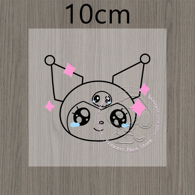 Stiker Kuromi Garis Kawaii Mob - Kawaii Tech Accessories ulasan dan harga