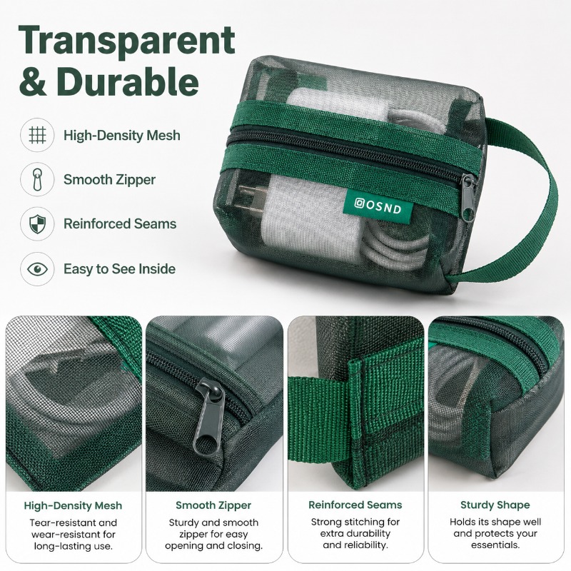 6 Buah Kantong Organizer Tekno - Tech Woven Accessories ulasan dan harga
