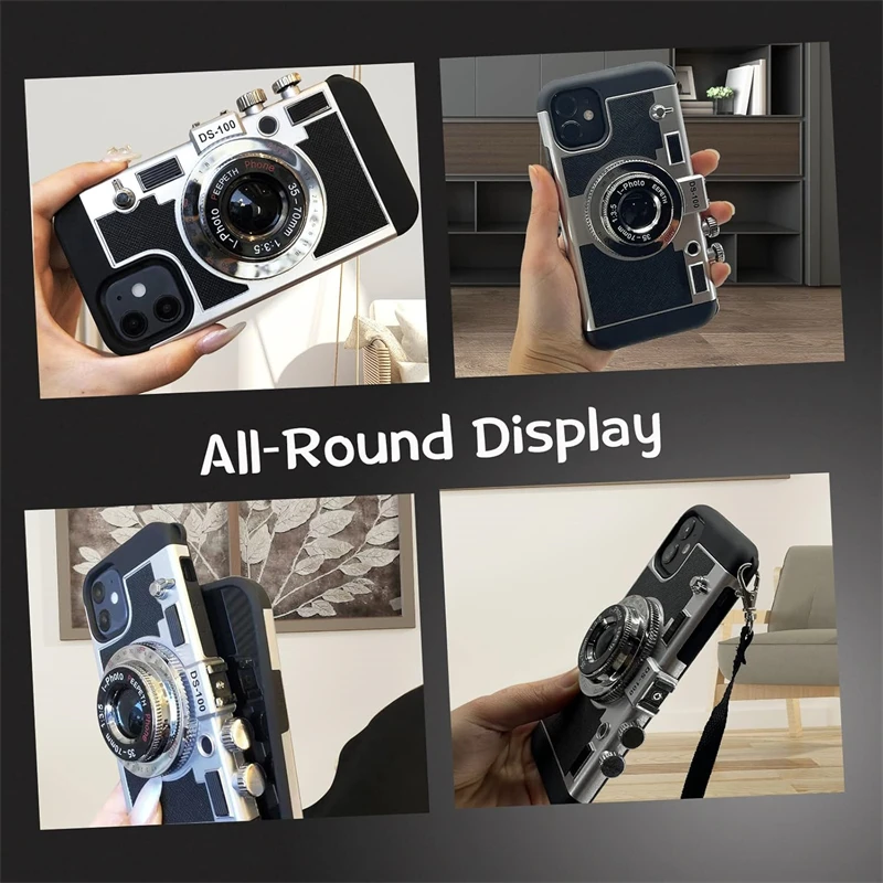 Casing Desain Kamera Retro 3D  - Tech Accessories Apple ulasan dan harga
