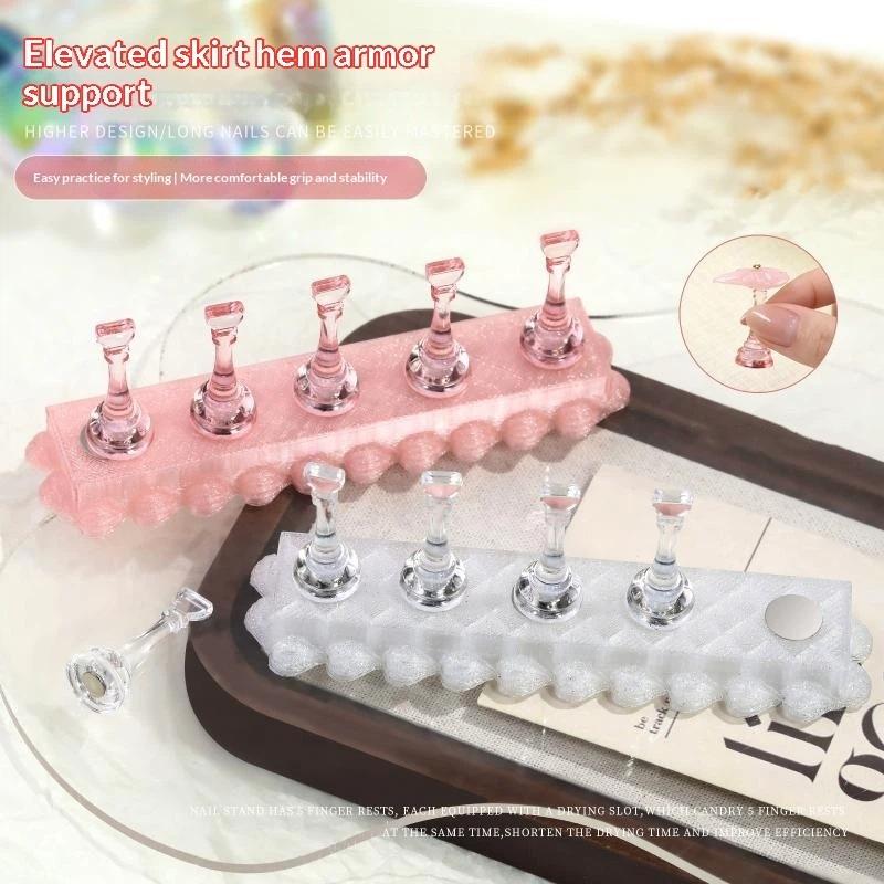 6Pcs/set Penyangga Kuku Aurora - Tech Accessories Stand ulasan dan harga