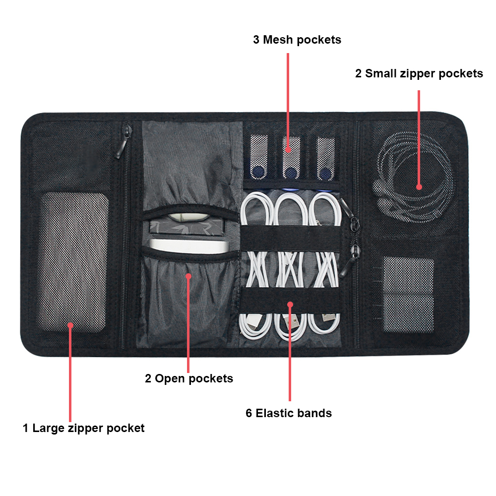 Tas Organizer Teknologi Tempat - Tech Accessories Bag ulasan dan harga