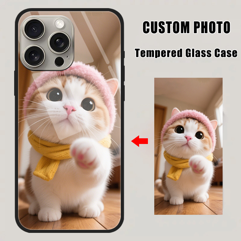Casing Kaca Temper Custom untu - Tech Accessories Apple ulasan dan harga
